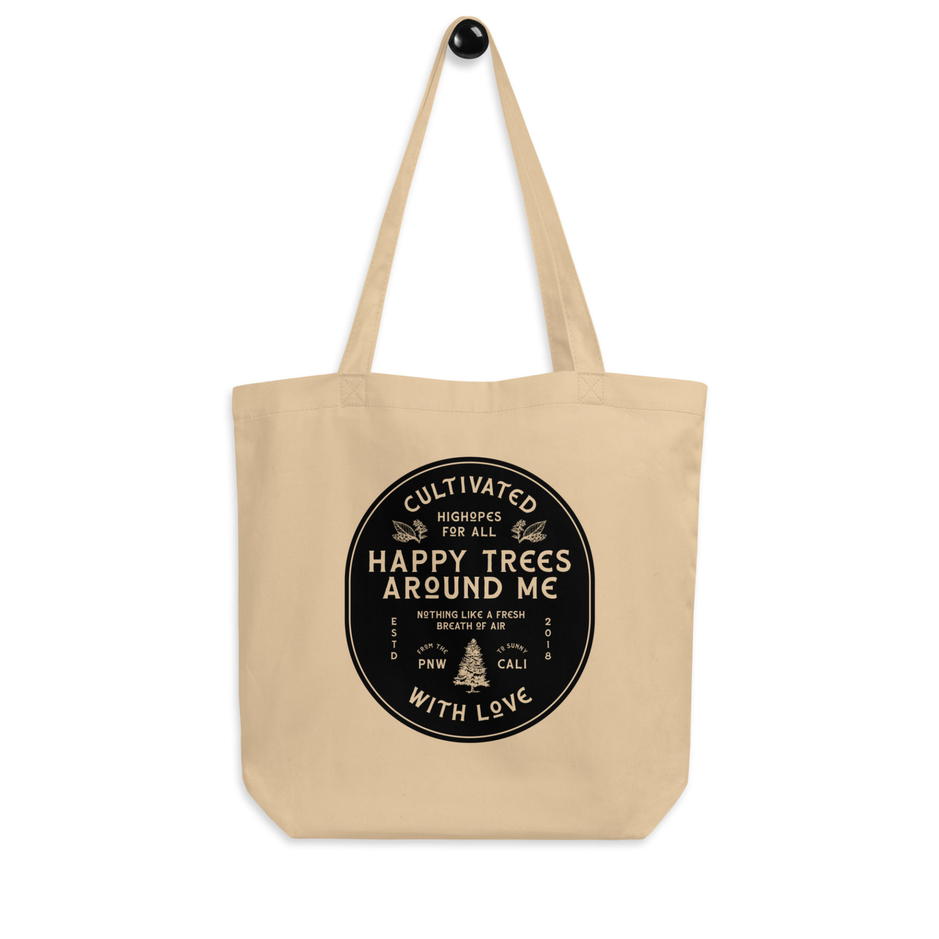 Happy Trees Tote Bag 